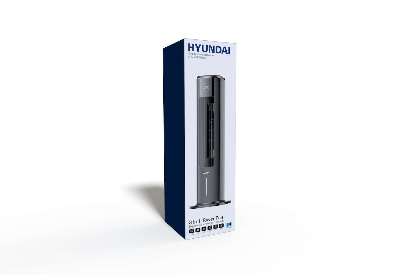 Hyundai Electronics heater, ventilator en cooler 3 in 1