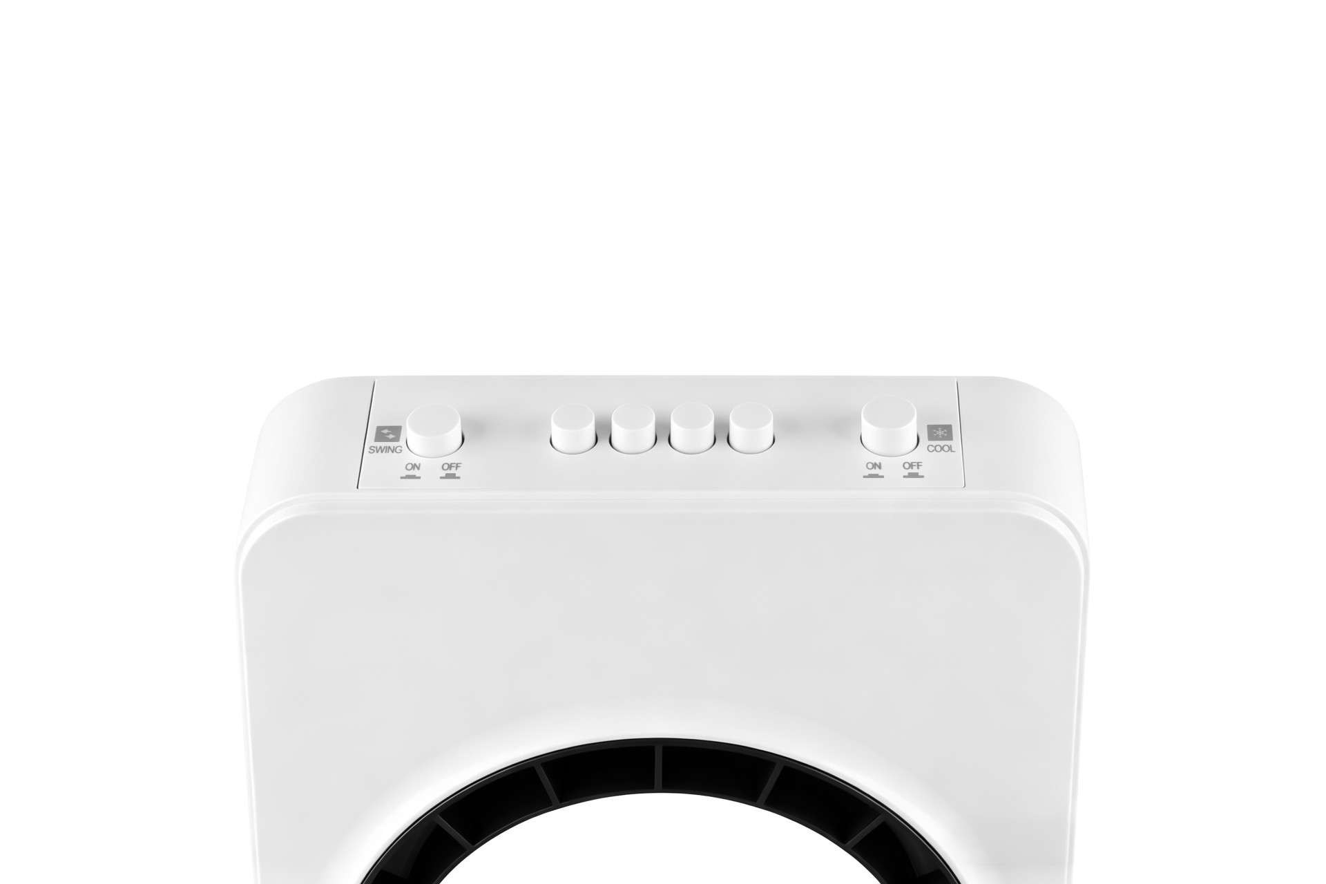 Hyundai Electronics - Ventilateur sans pales Premium 65W - avec 3 vitesses et refroidissement par eau - 4L - Blanc