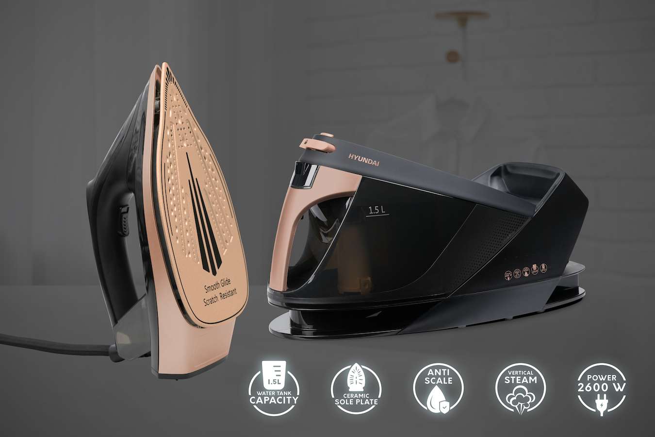 Hyundai Electronics strijkijzer met stoomgenerator