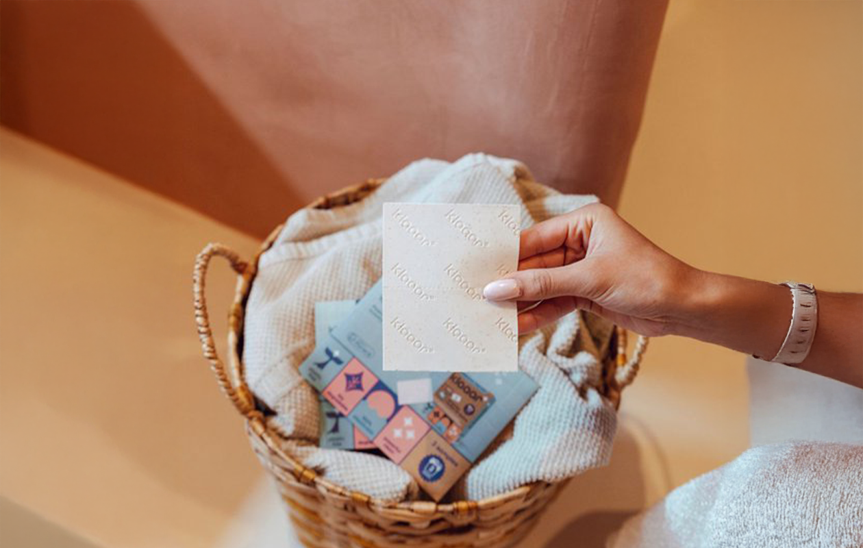 Feuilles de lessive Klaaar pour linge coloré – 2 x 40 lavages (80 au total)