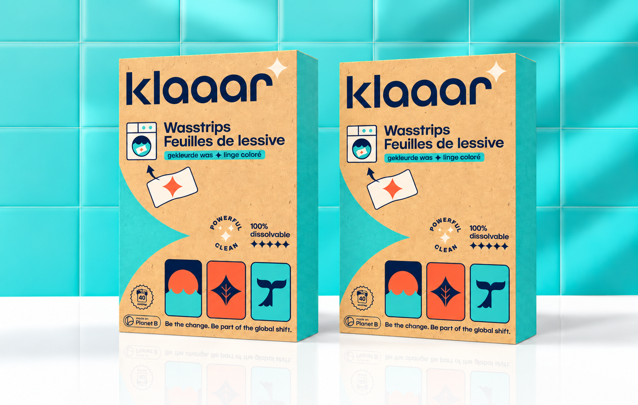 Bandes de lessive KLAAAR - 2 x 40 lavages