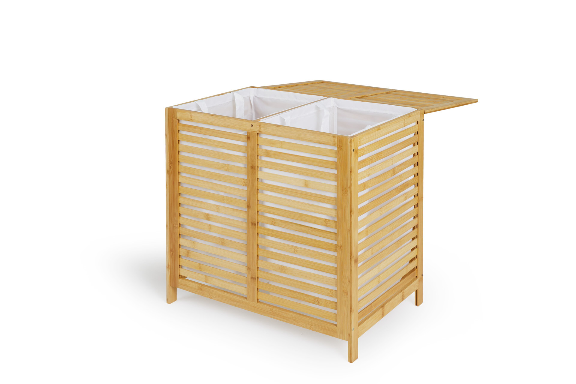 Lifa Bathing dubbele bamboe wasmand