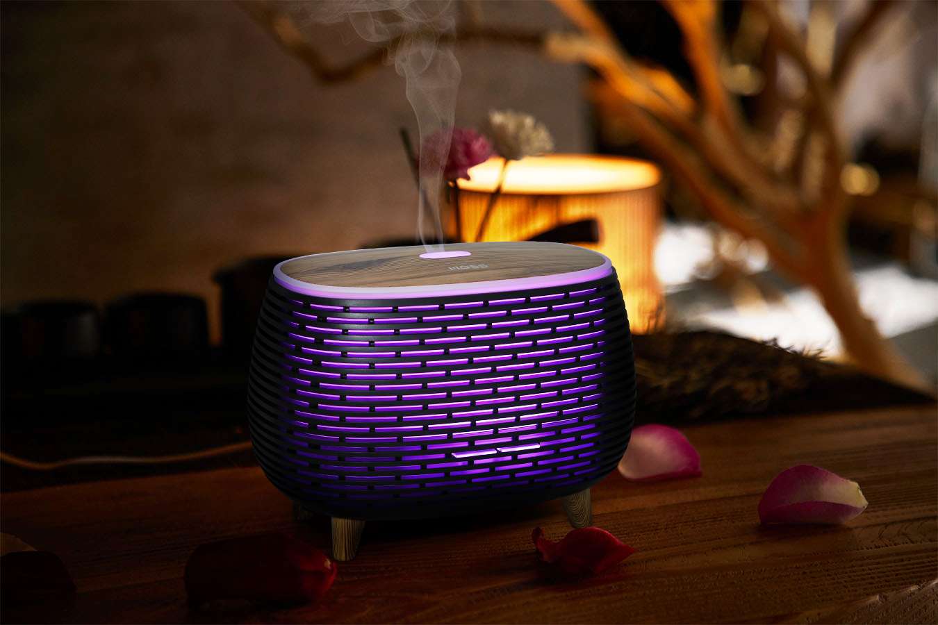 MOSS Luchtbevochtiger & Geurdispenser 400ML – Woodland Glow