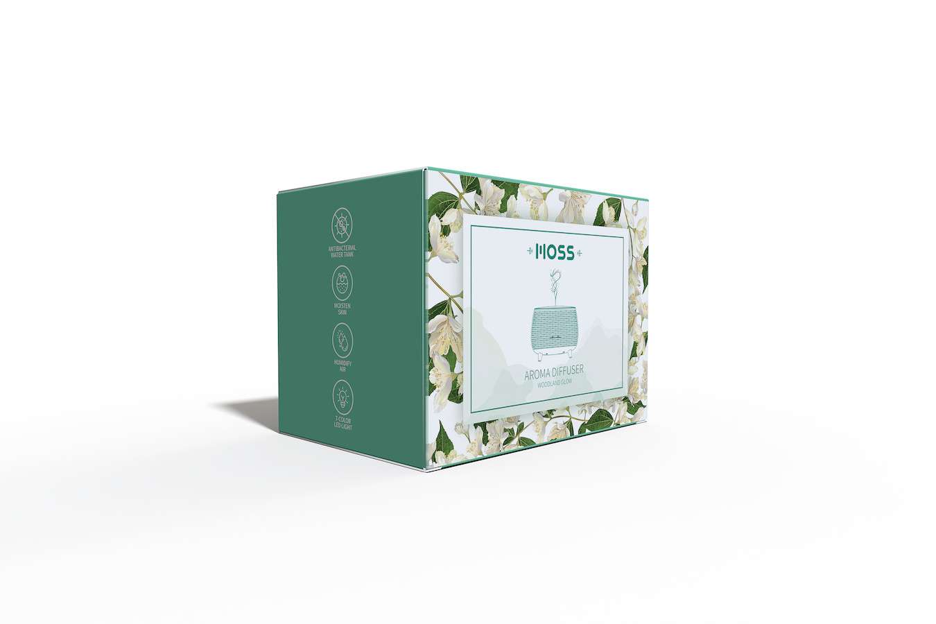 MOSS Luchtbevochtiger & Geurdispenser 400ML – Woodland Glow