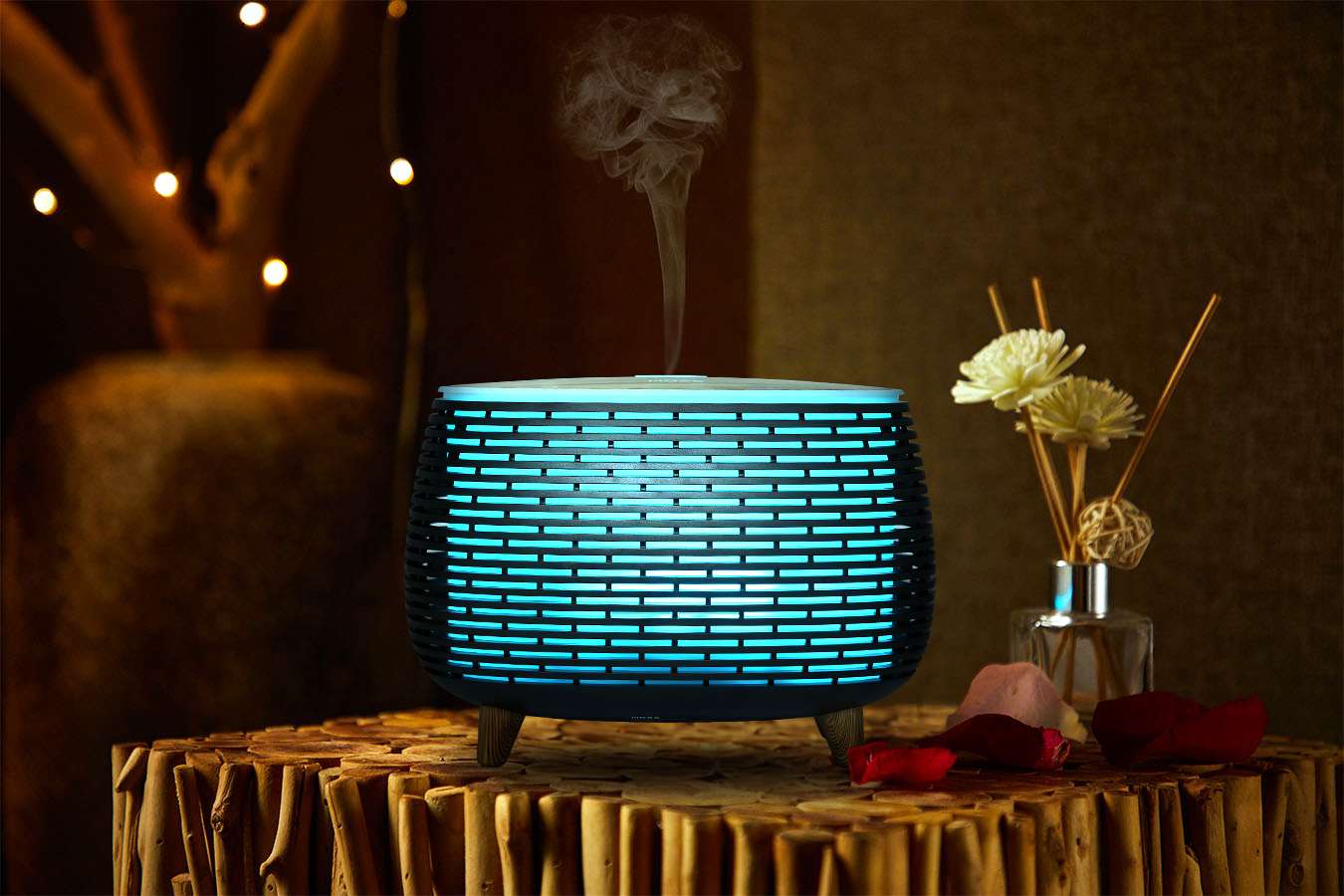 MOSS Luchtbevochtiger & Geurdispenser 400ML – Woodland Glow