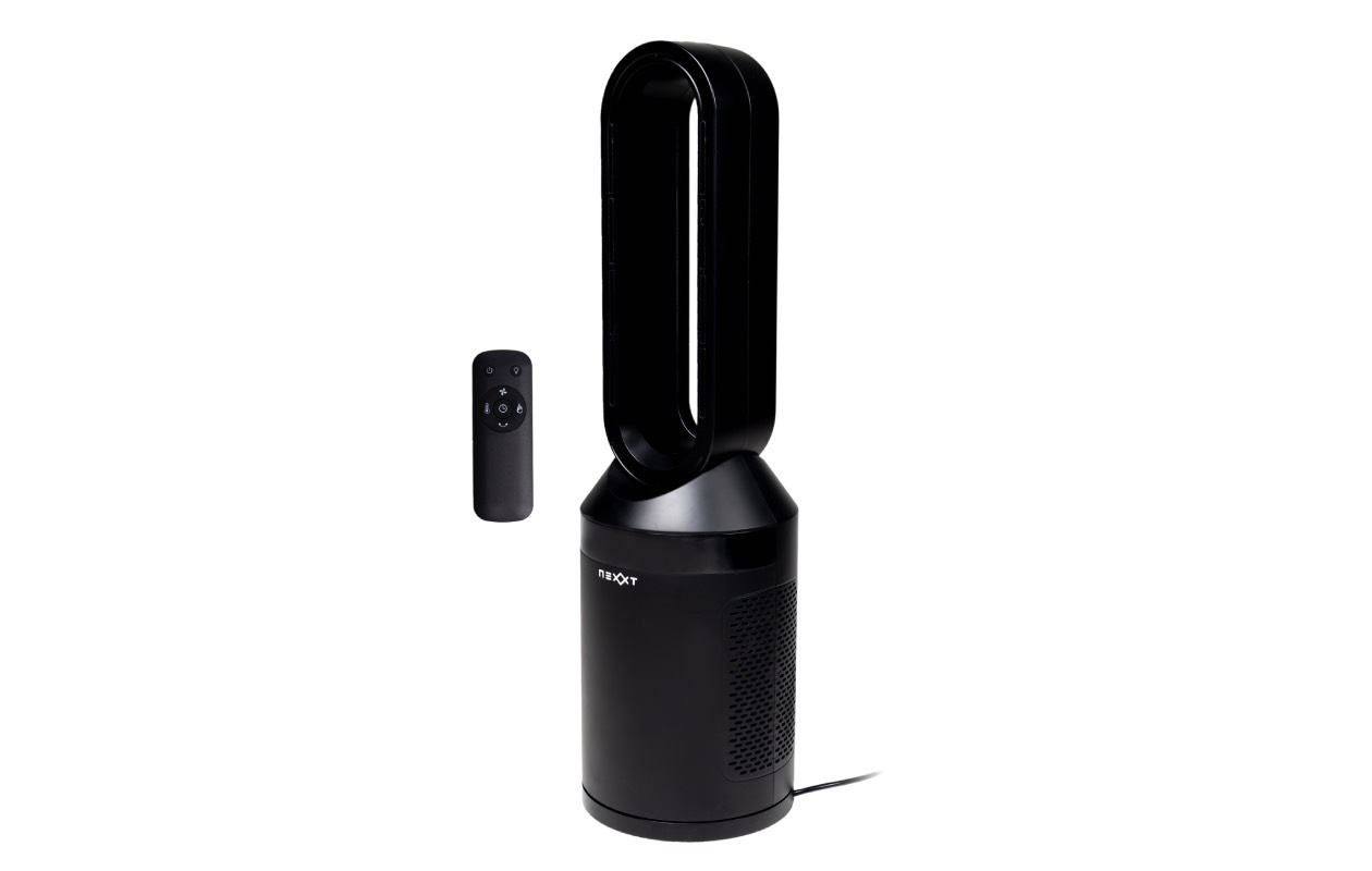 Nexxt - 2 in 1 Bladloze heater XXL - Zwart