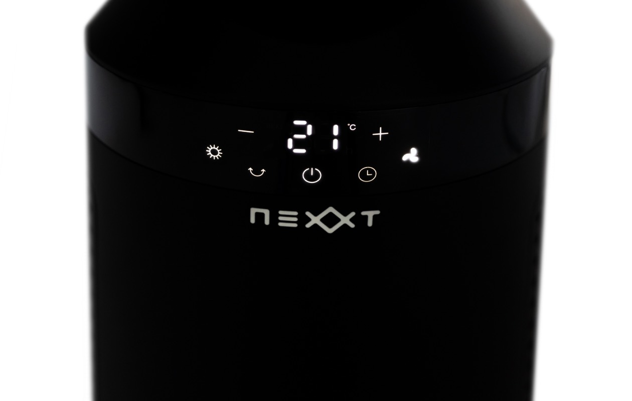 Nexxt - 2 in 1 Bladloze heater XXL - Zwart