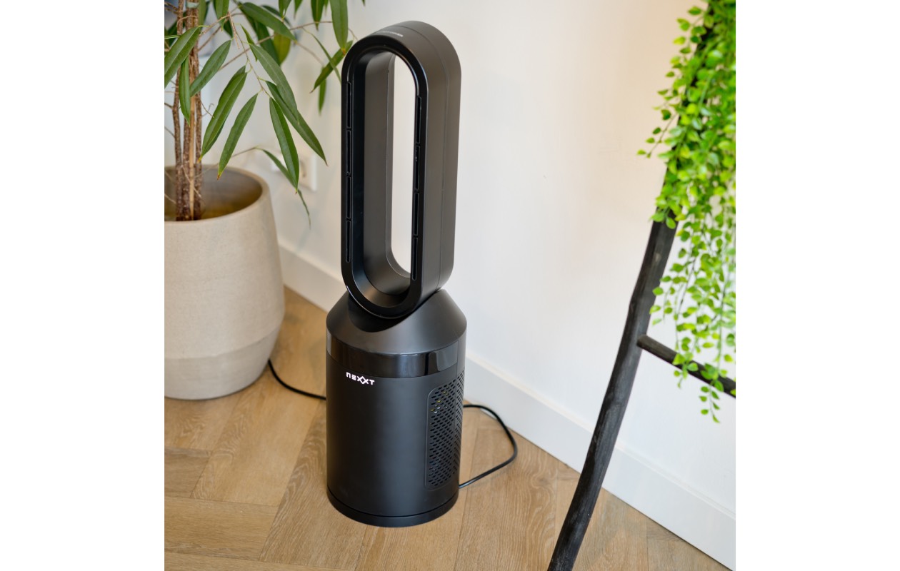 Nexxt - 2 in 1 Bladloze heater XXL - Zwart