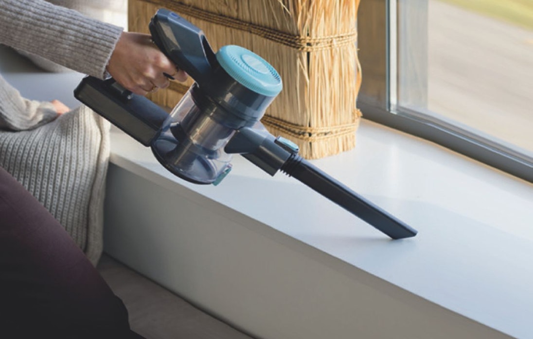 Nexxt 2-in-1 draadloze steelstofzuiger met knikfunctie