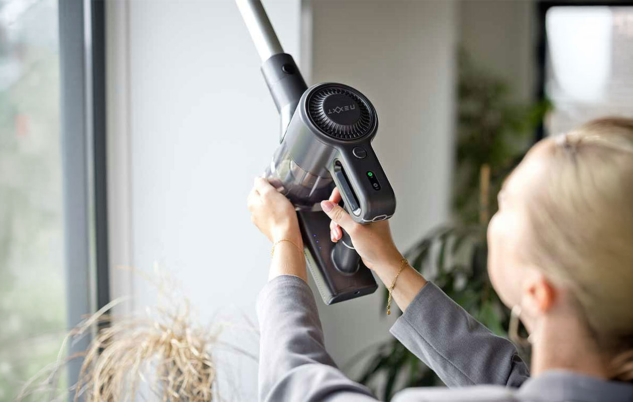 Nexxt 2-In-1 Draadloze Steelstofzuiger