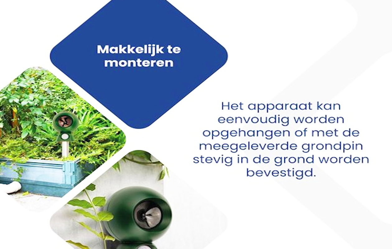 Nexxt dierenverjager op batterij