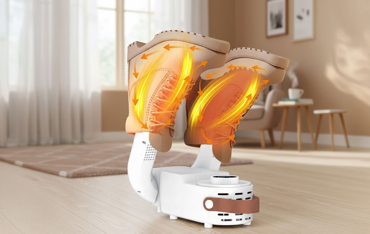 Nexxt - Opvouwbare Schoendroger Met Timer