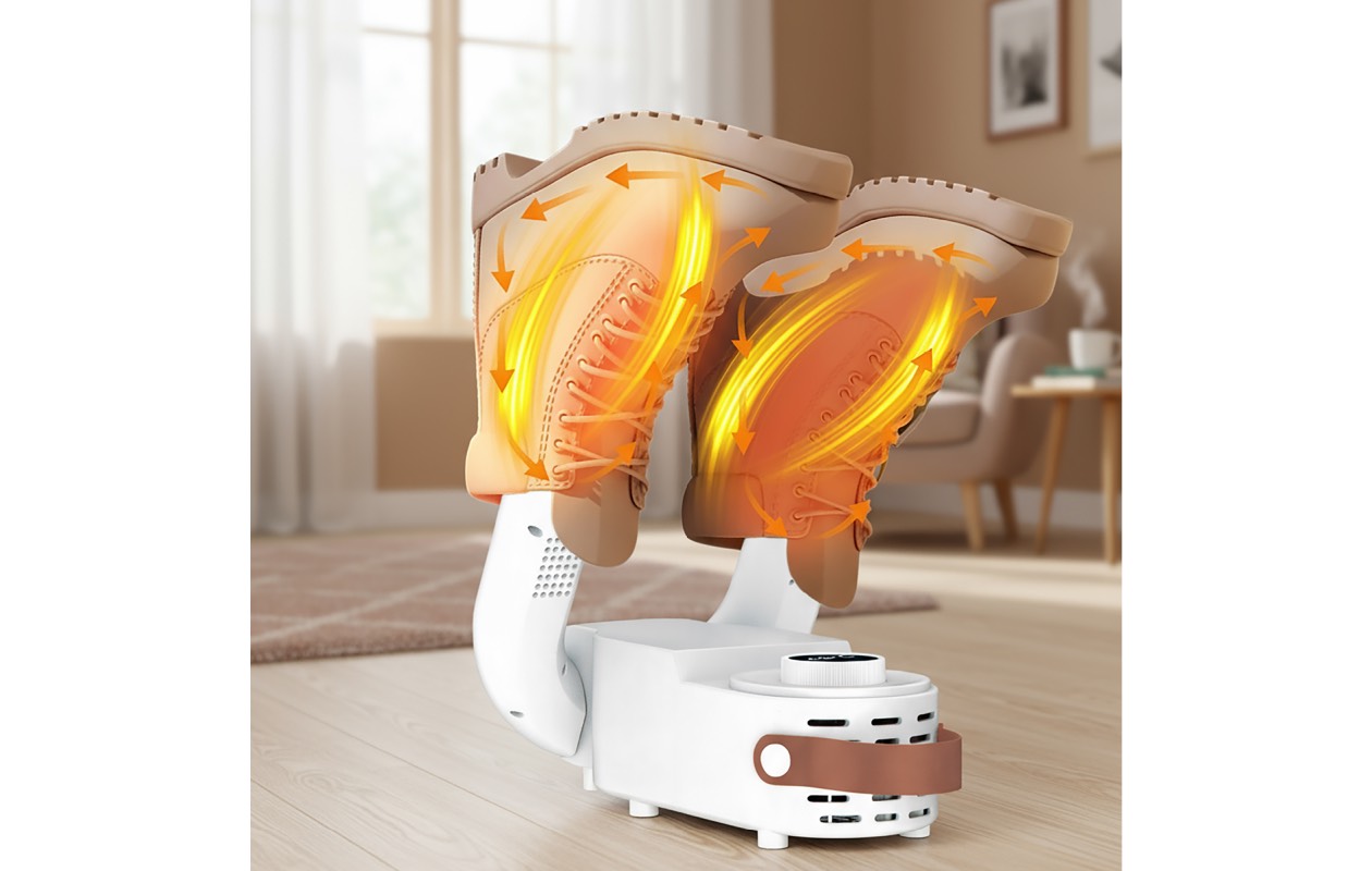 Nexxt - Sèche-chaussures pliable avec minuterie