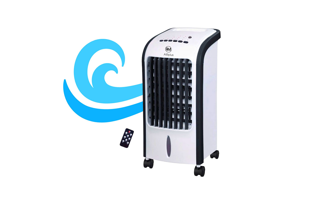 RM AIRPlus 3701 Aircooler - Met Timer en Afstandsbediening - 4L Wit/Zwart