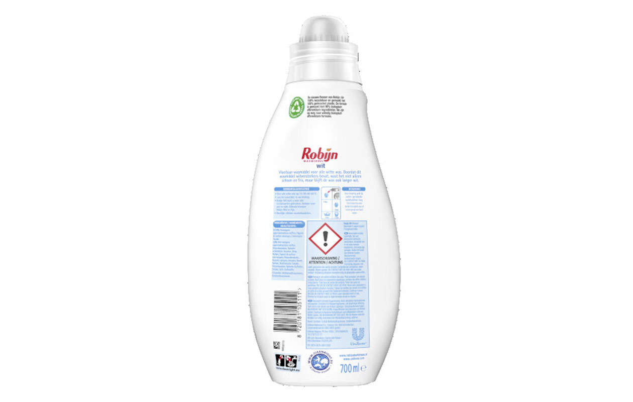 Robijn Vlb Wsm White 700ml 14sc - 6 stuks