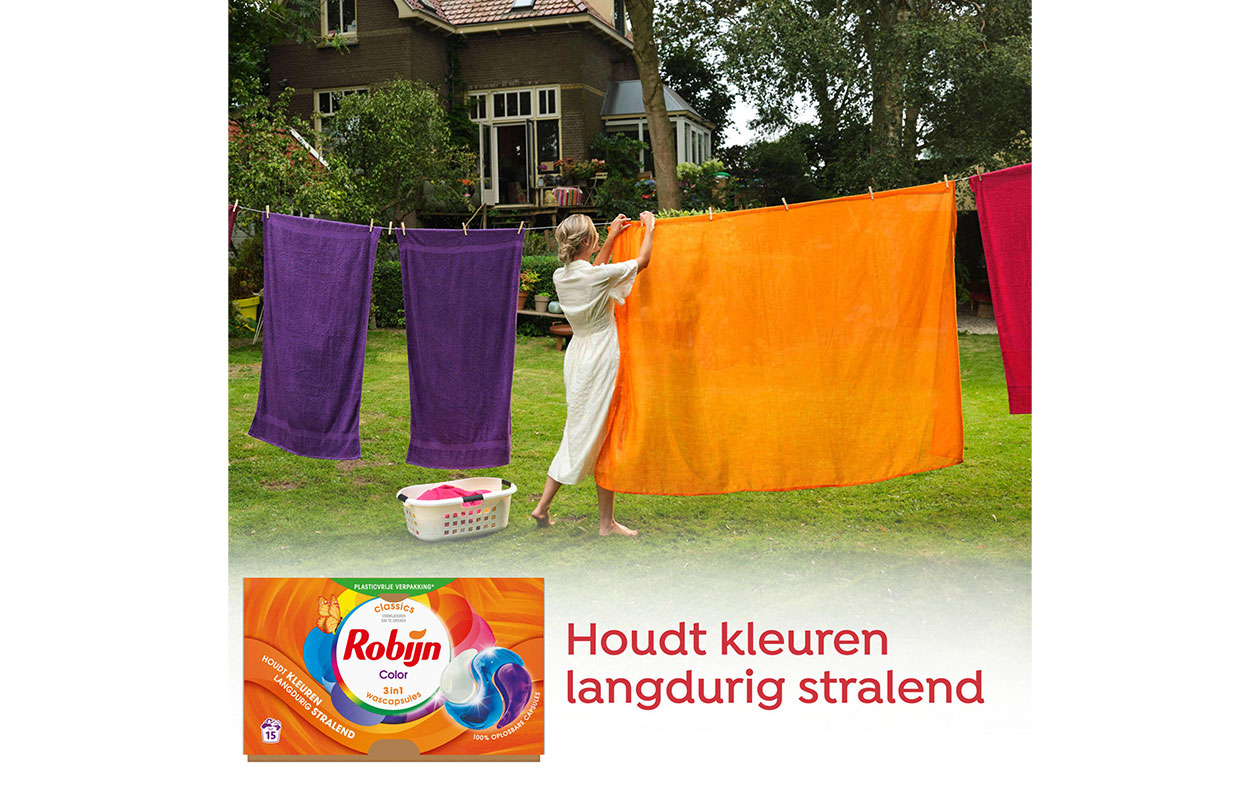 Robijn Wasmiddel Capsules – Color 4x15 caps