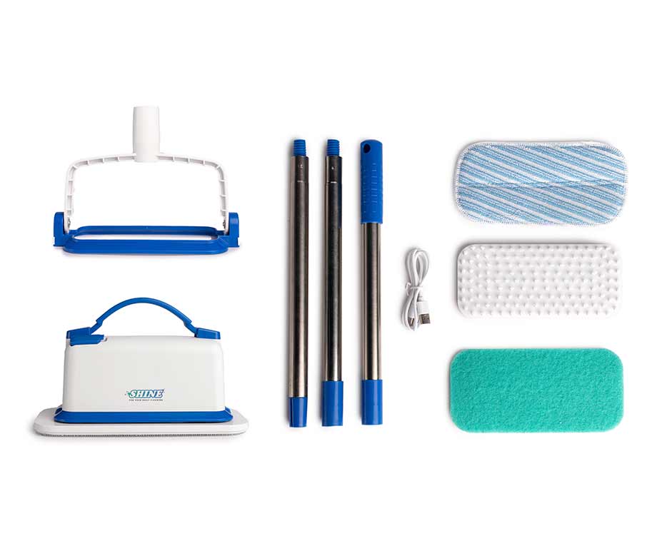 Shine 3-In-1 oplaadbare multiscrubber