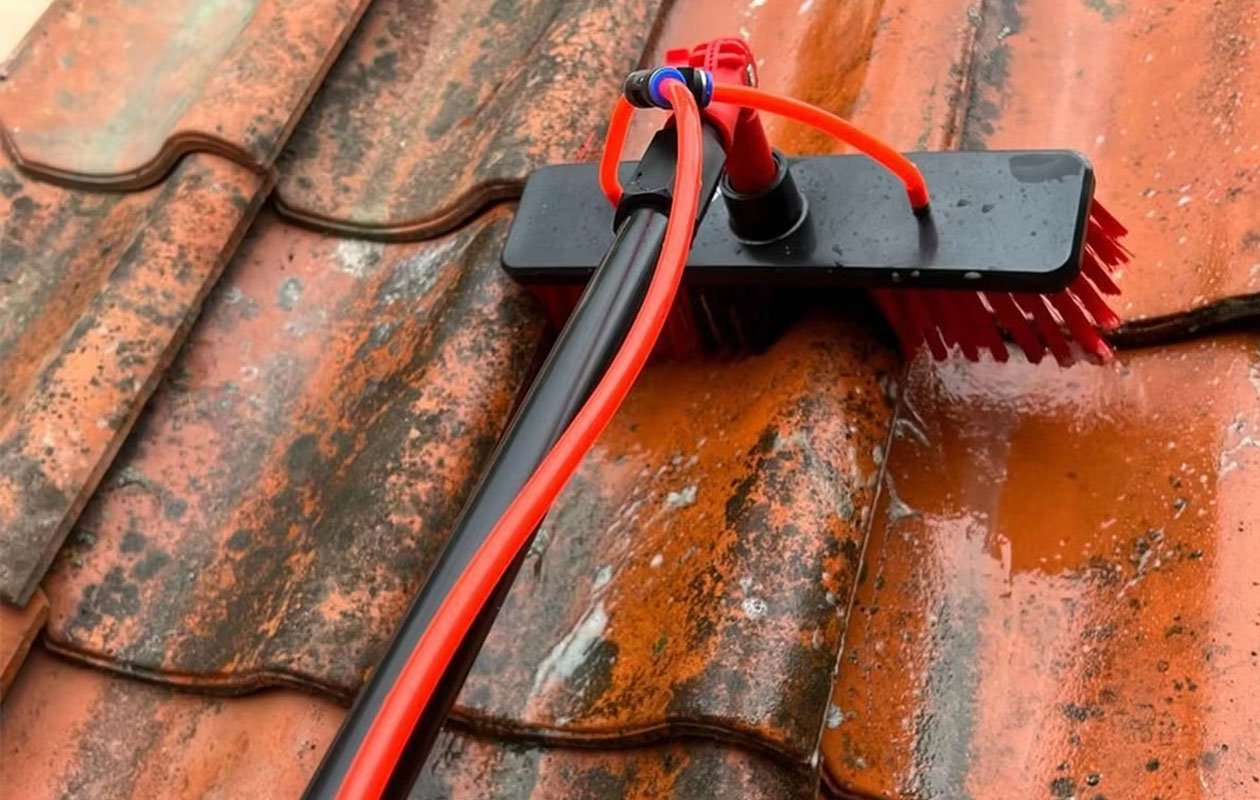 Shine uitschuifbare waterborstel