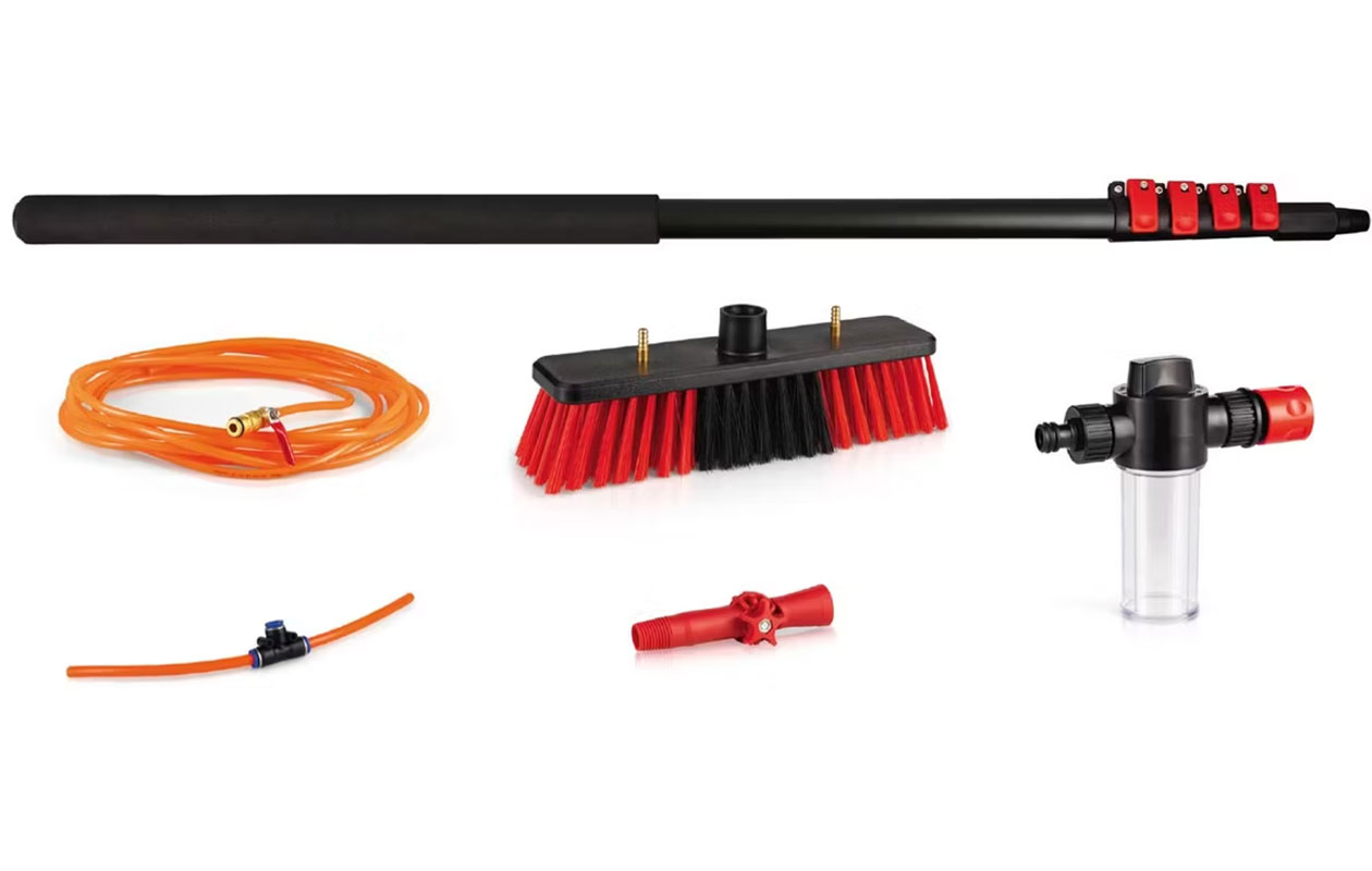 Shine uitschuifbare waterborstel