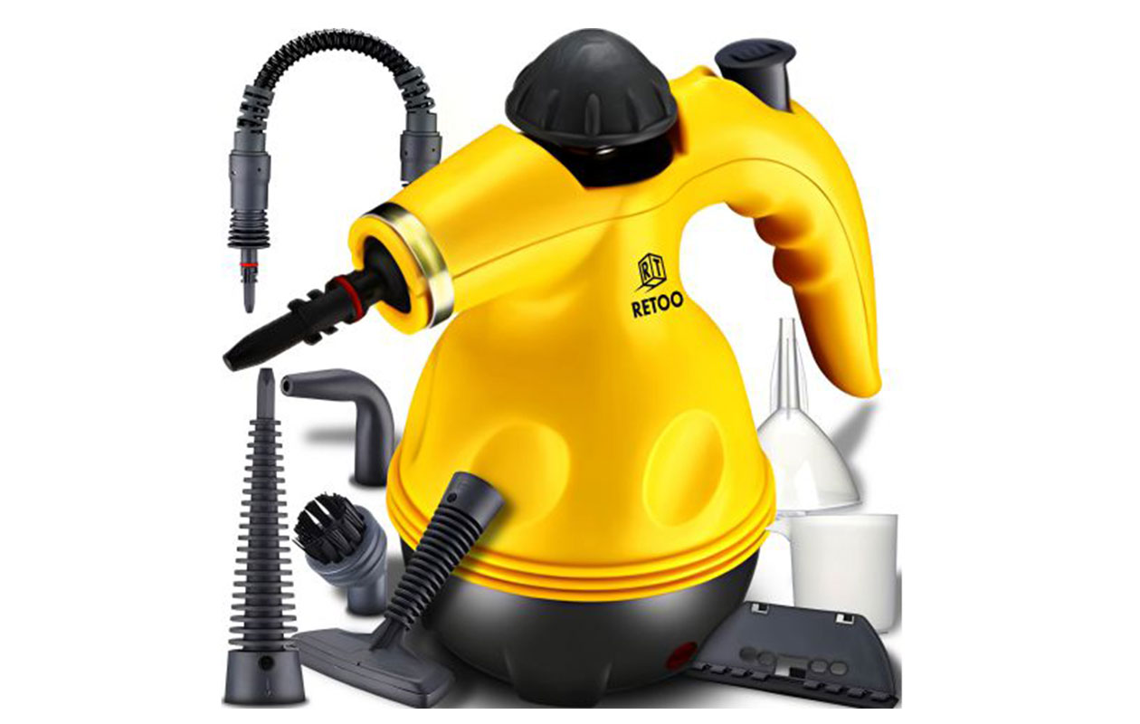 TechPro Home Ensemble nettoyeur vapeur et balai vapeur XXL
