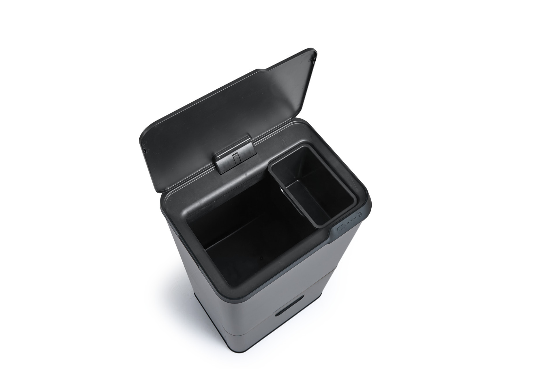 Umuzi Cleaning Prullenbak met sensor 63L - Metal grey