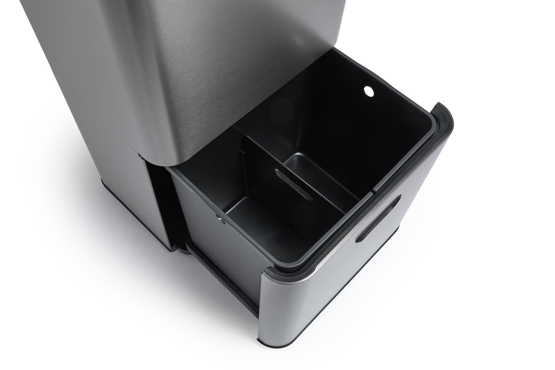 Umuzi Cleaning Prullenbak met sensor 63L - Metal grey