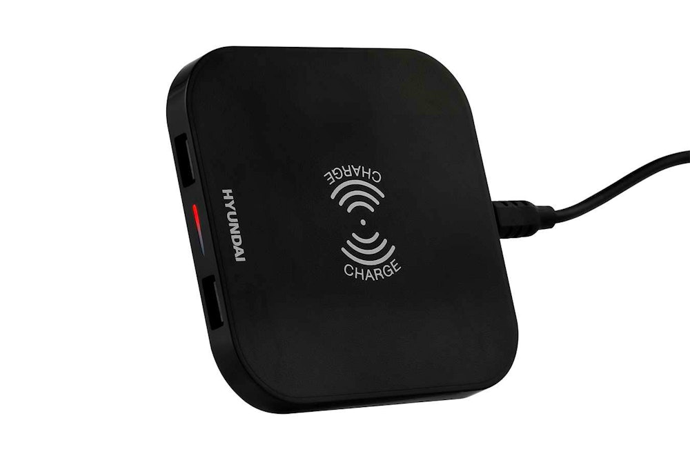Hyundai draadloze oplader met USB