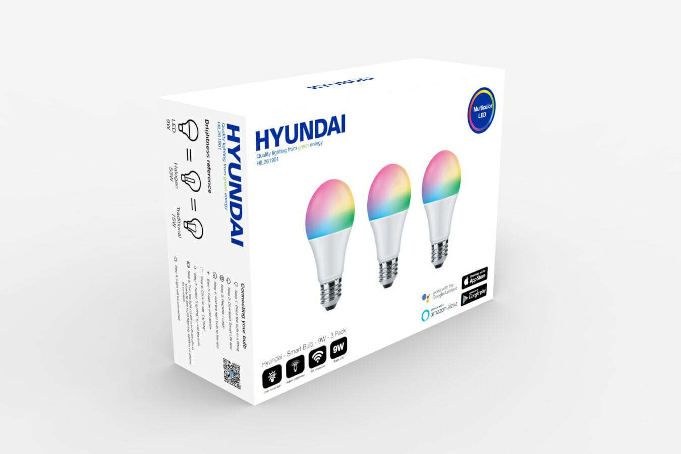 Hyundai Home smart Wifi LED lamp E27