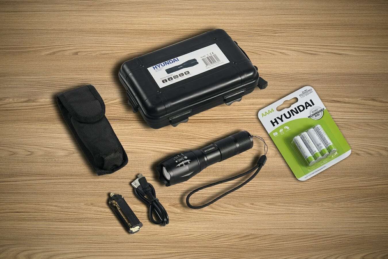 Hyundai oplaadbare zaklamp