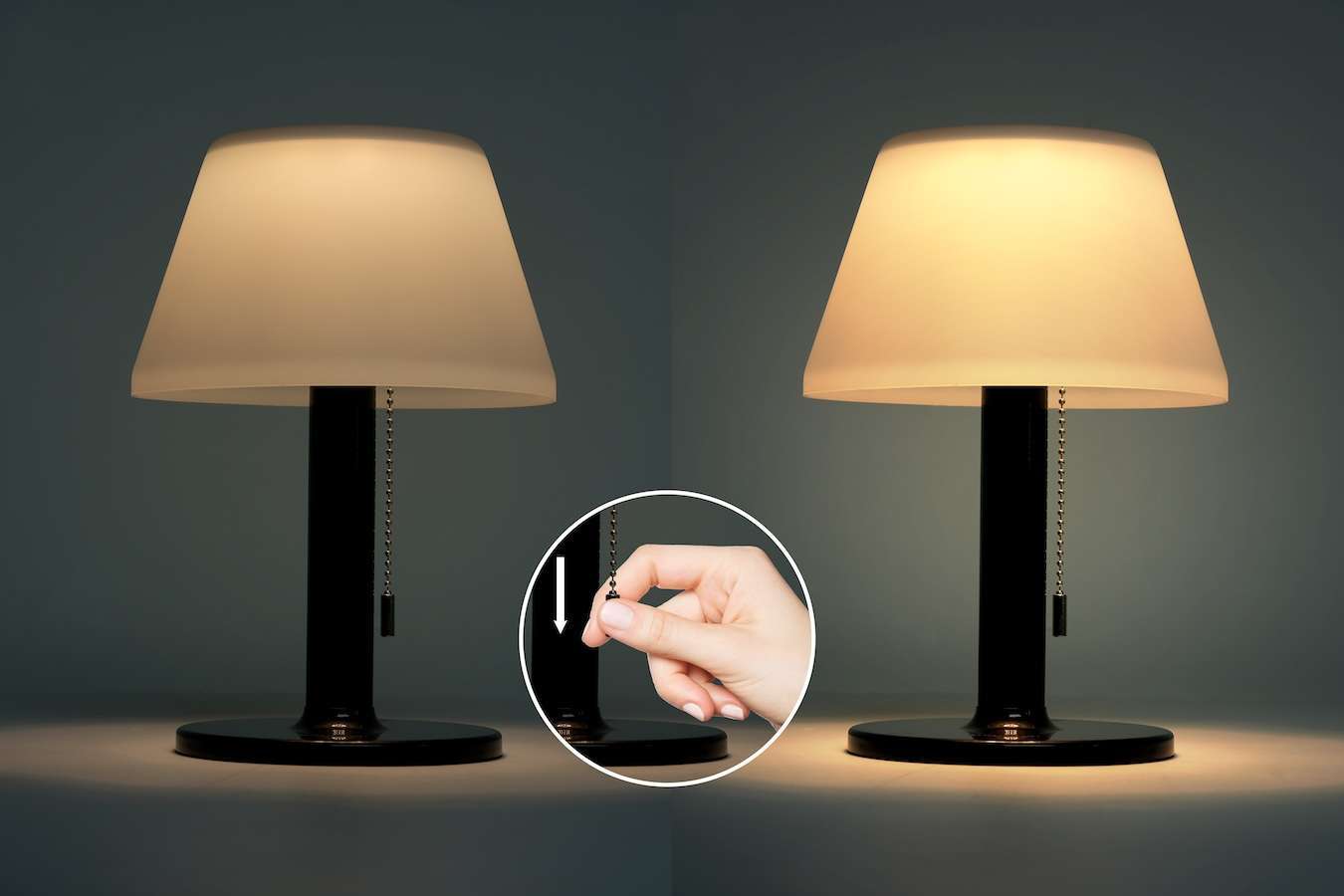 Hyundai Lighting tafellamp Century op zonne-energie of kabel