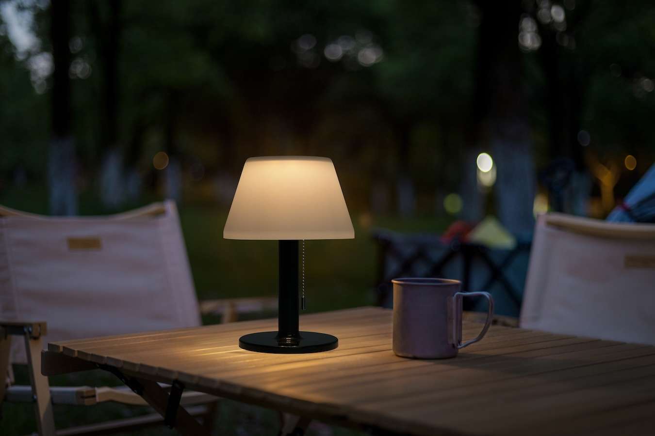 Hyundai Lighting tafellamp Century op zonne-energie of kabel