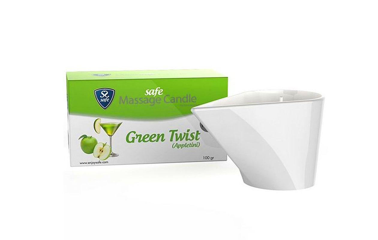 Set van 2 massage kaarsen