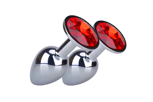 2x Anaal plug - small en medium