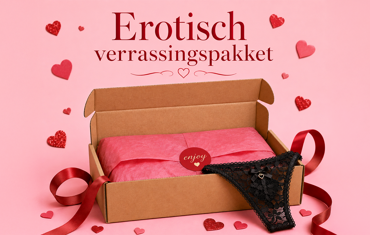 Een erotisch verrassingspakket t.w.v. €225,00