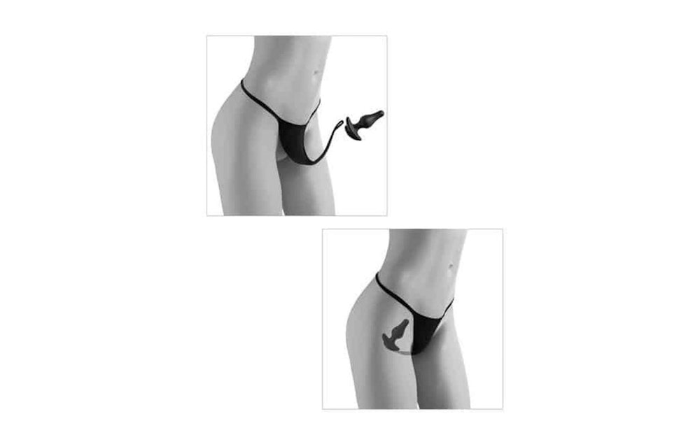 2 sexy slips XL-XXL met 2 erotische speeltjes + afstandsbediening