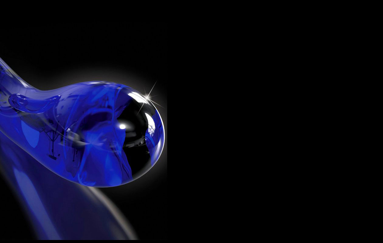 Icicles blauwe glazen dildo nr. 89