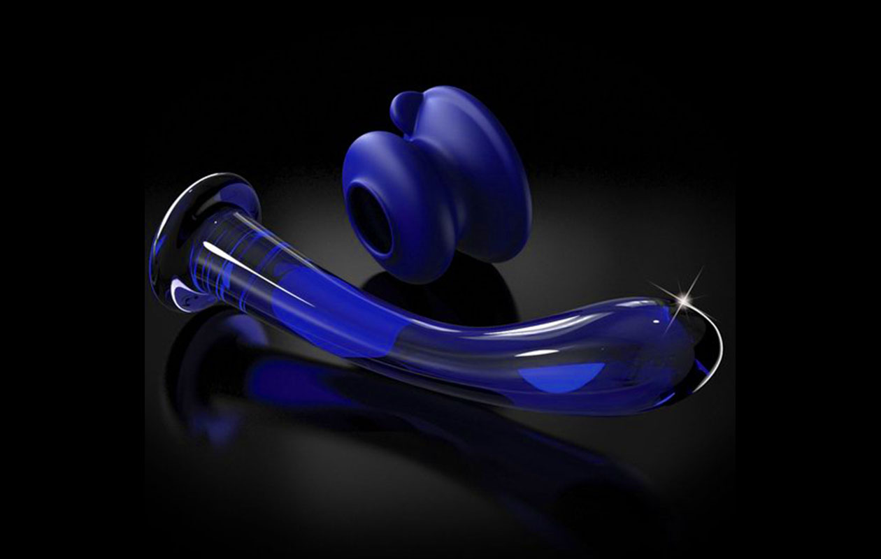 Icicles blauwe glazen dildo nr. 89