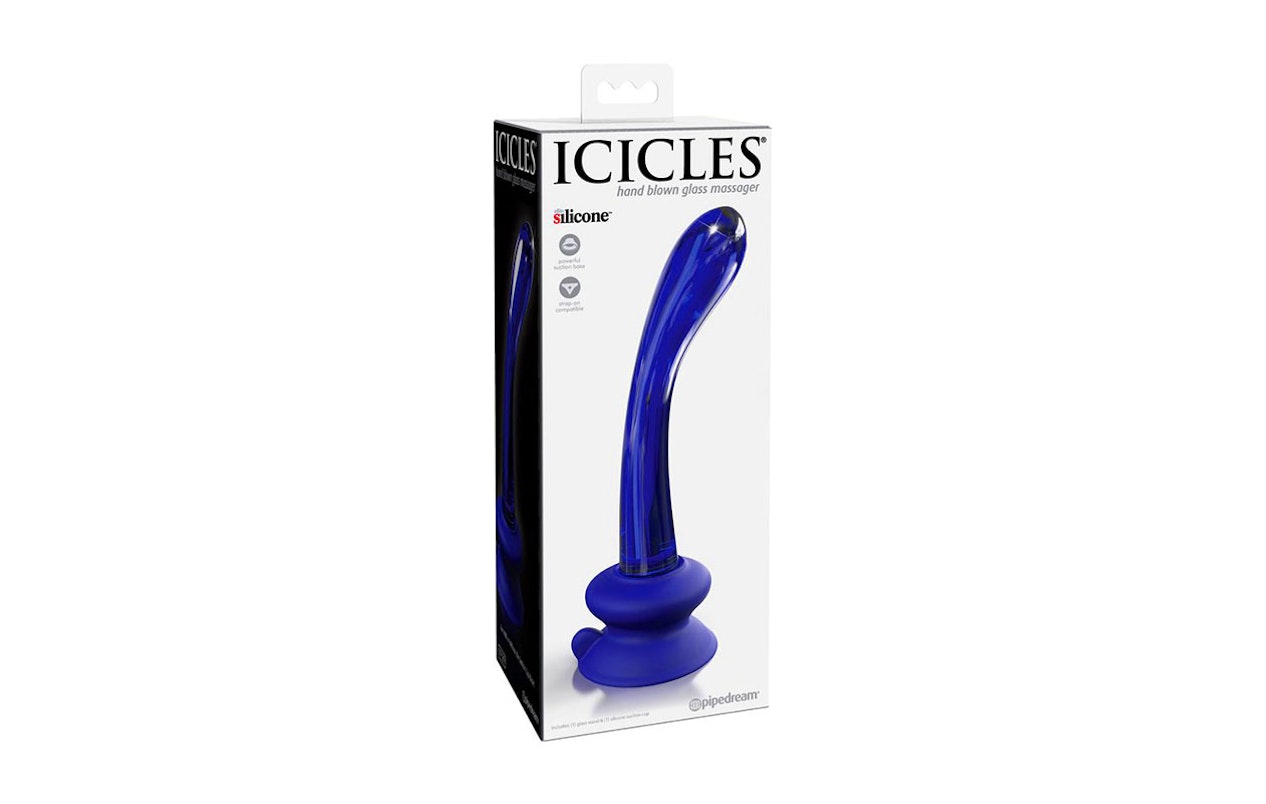 Icicles blauwe glazen dildo nr. 89