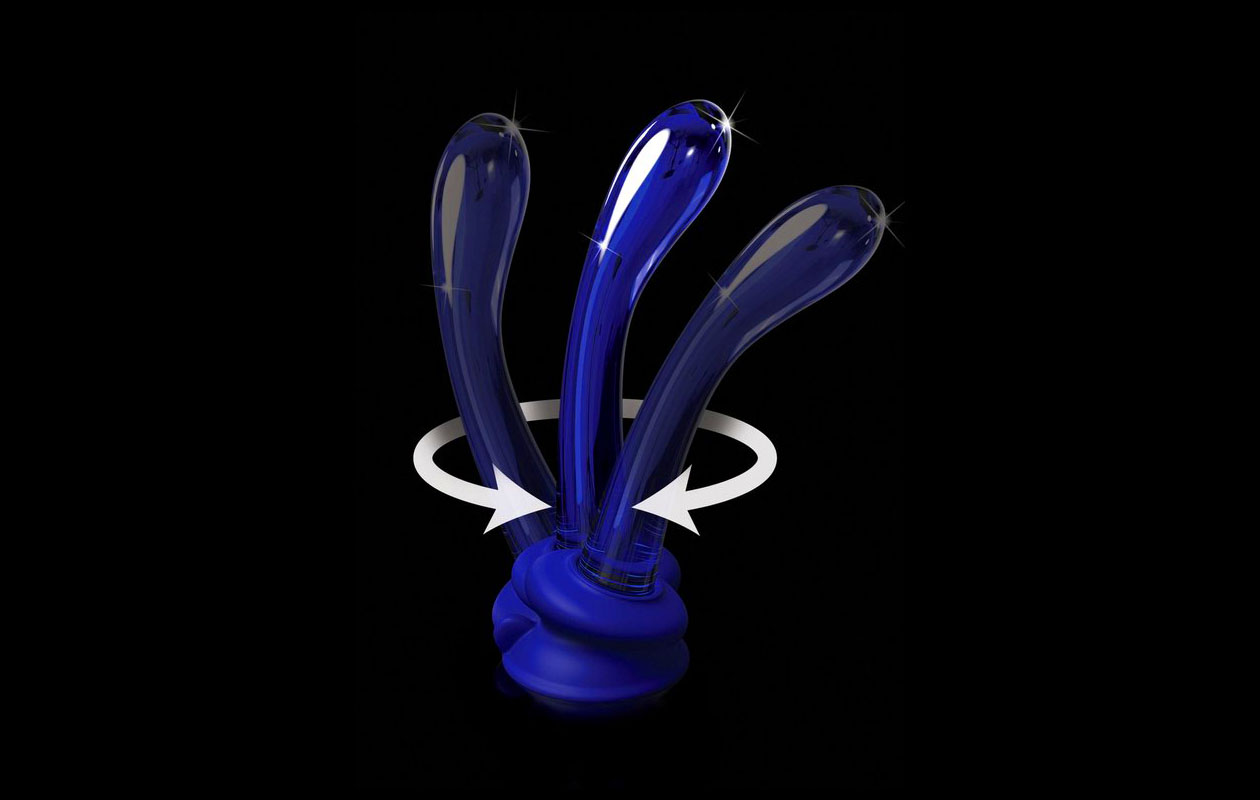 Icicles blauwe glazen dildo nr. 89