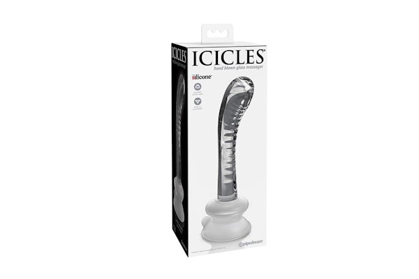 Icicles glazen transparant massager nr. 88