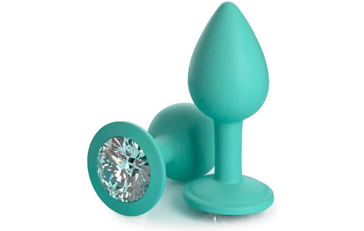 2 sexy slips S-L met 2 buttplugs + erotisch speeltje + afstandsbediening
