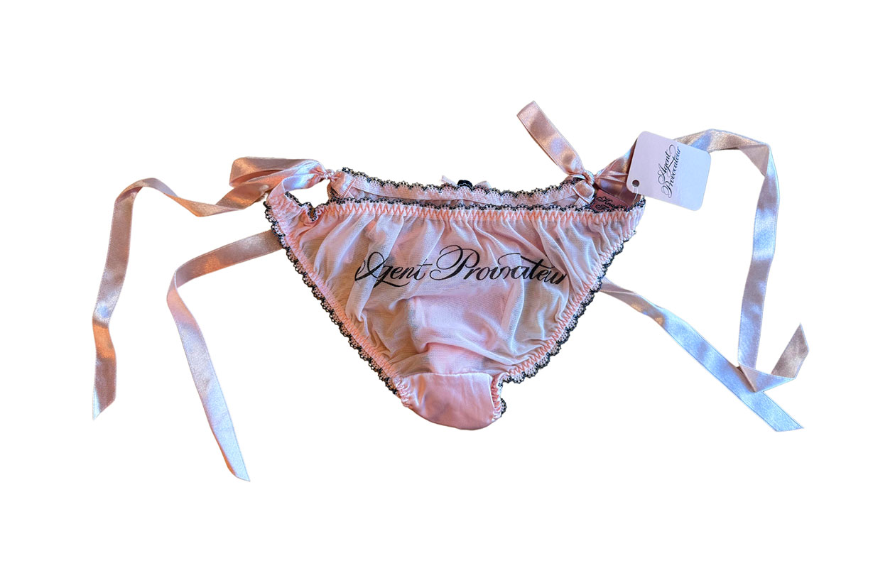 Roze luxueuze slip Agent Provocateur