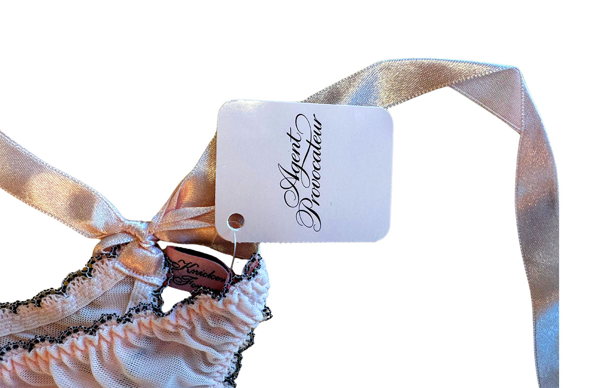 Roze luxueuze slip Agent Provocateur