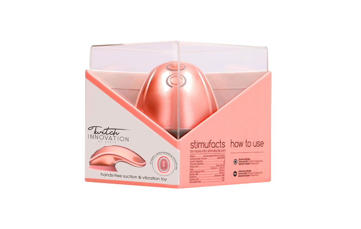 Twitch - Handsfree Suction and Vibration Toy