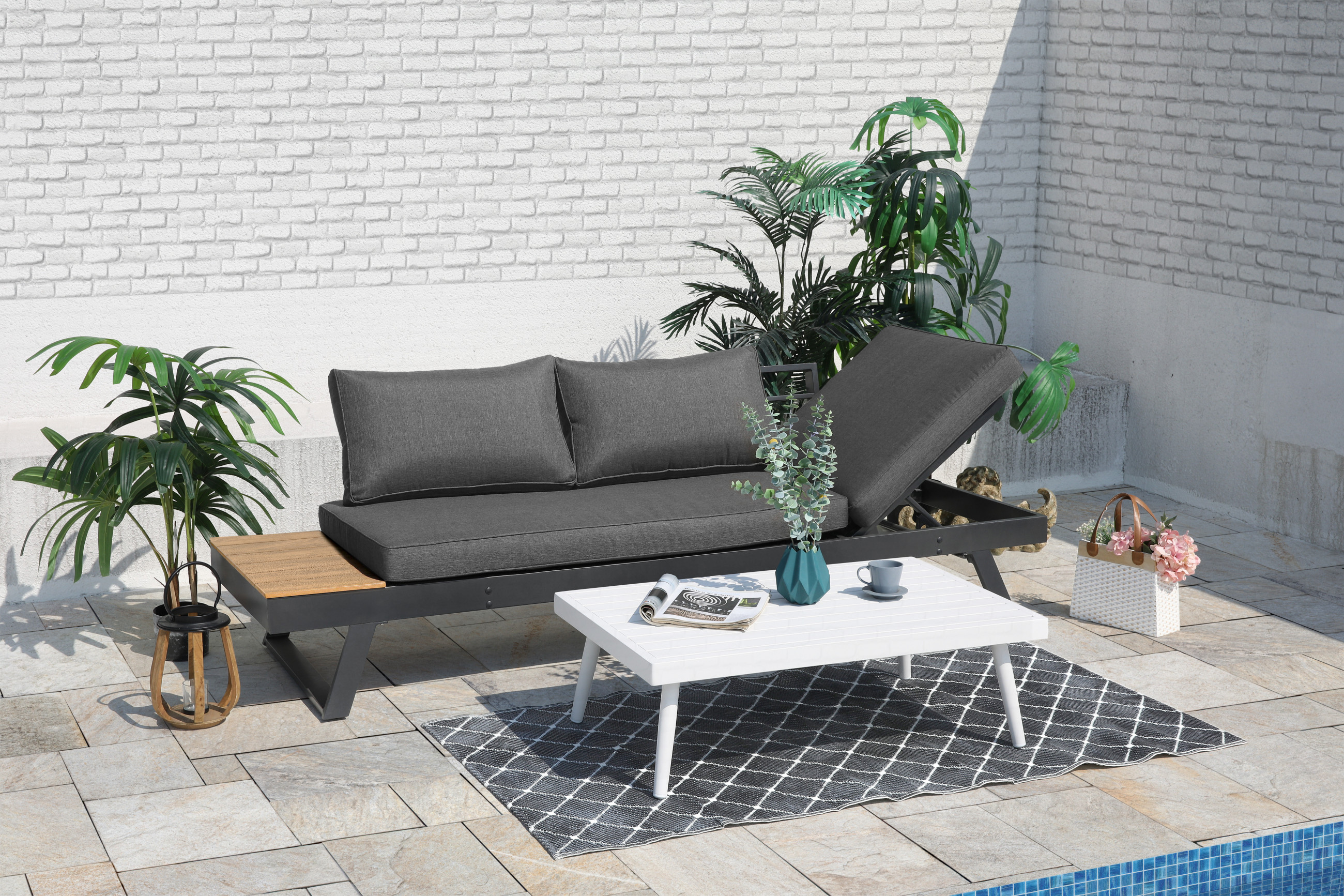 Intimo 2-in-1 loungebank / ligbed (Model: Giardino)