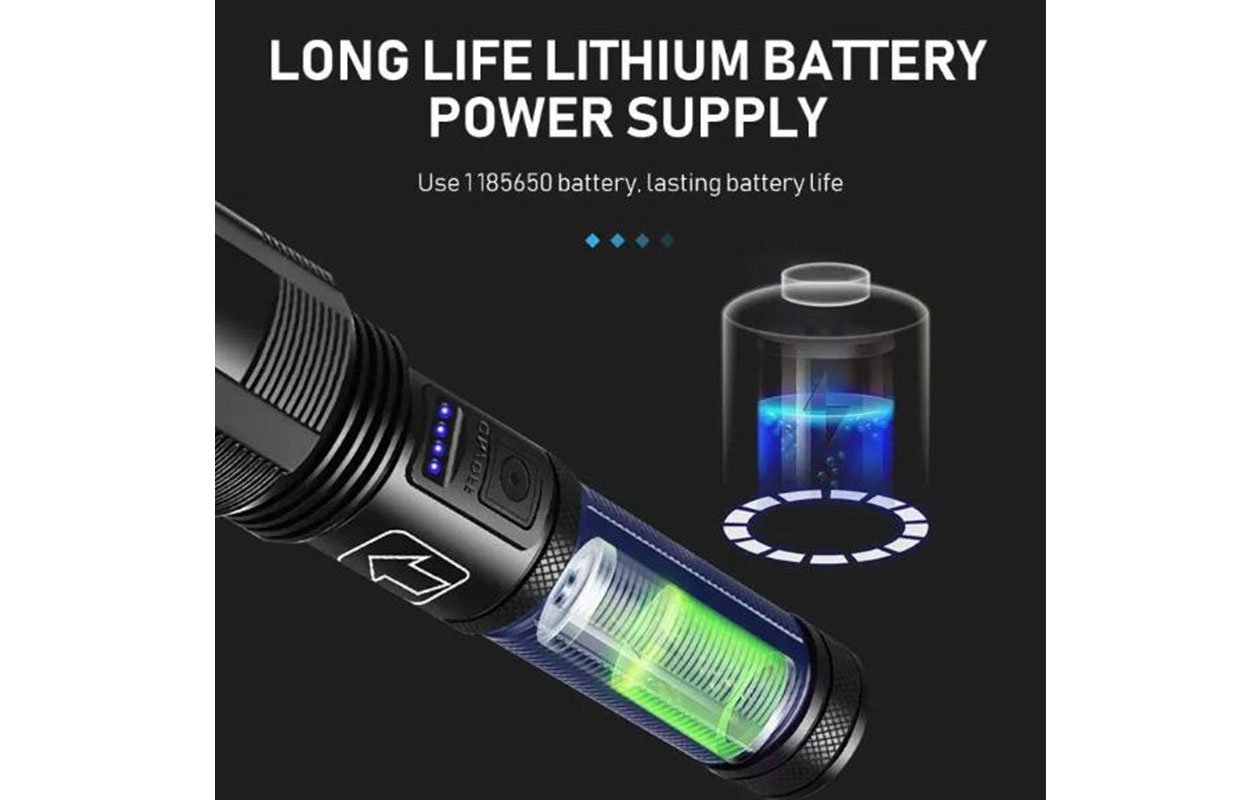 Lampe de poche rechargeable Blazora