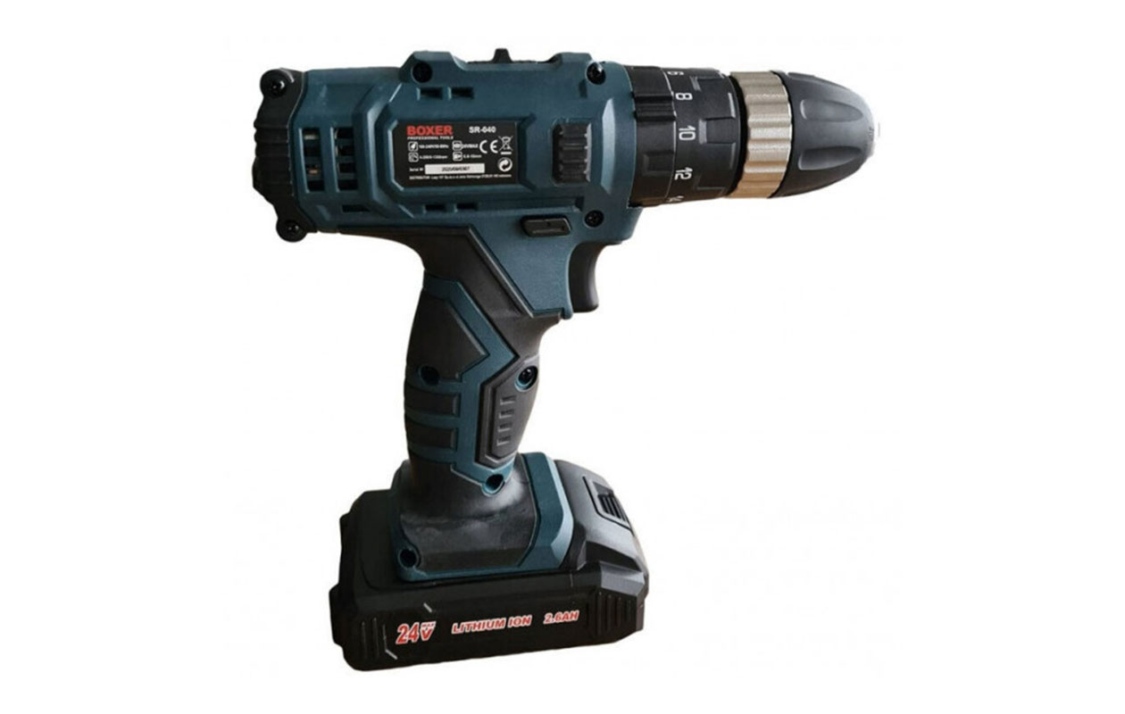 Perceuse-visseuse sans fil Boxer SR-Line – 24V – Lithium-Ion