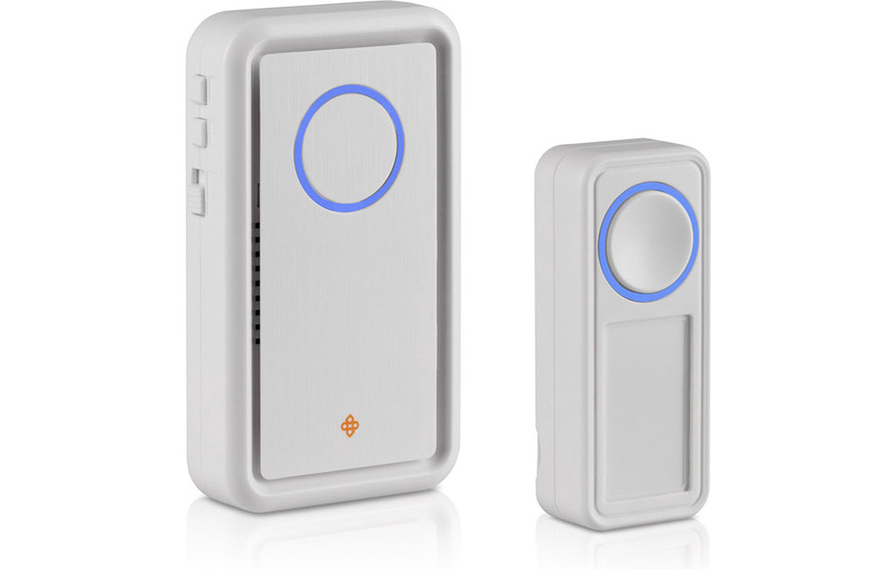 Draadloze Deurbel met 1 ontvanger - Wit