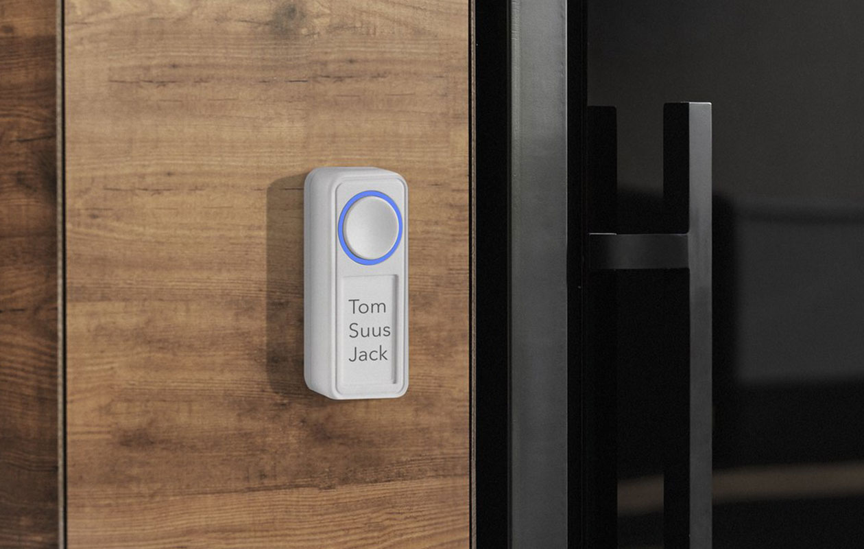 Draadloze Deurbel met 1 ontvanger - Wit