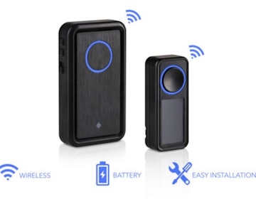 Draadloze Deurbel met 1 ontvanger - Zwart